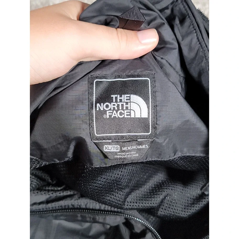 The North Face Jacket Size XL Black Mens Hooded Ski Full Zip Outdoors Trail Hike